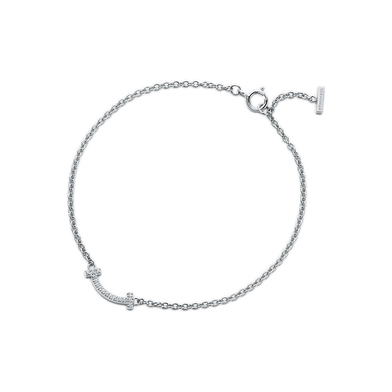 18K Tiffany Smile Diamond Bracelet