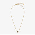 18K Fendi Forever Black Necklace