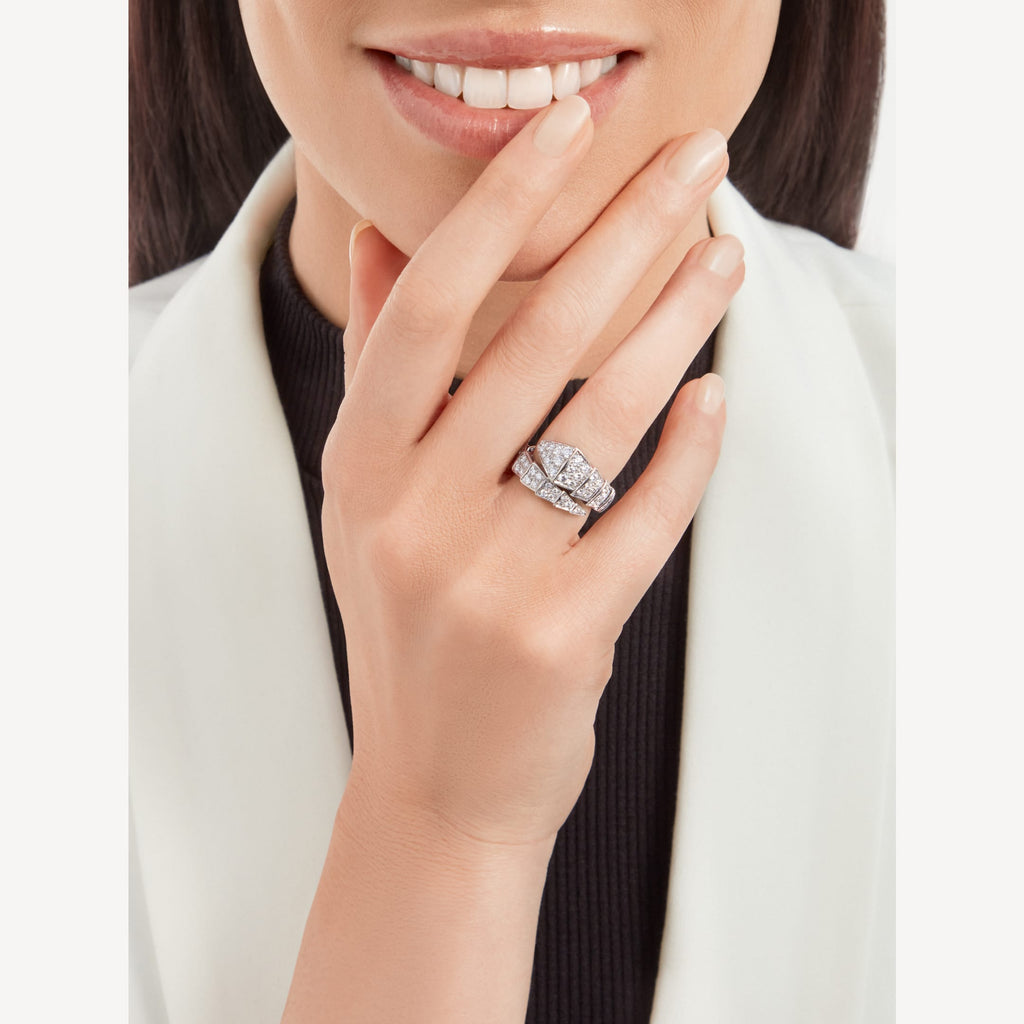 18K BVLGARI Serpenti Viper Ring