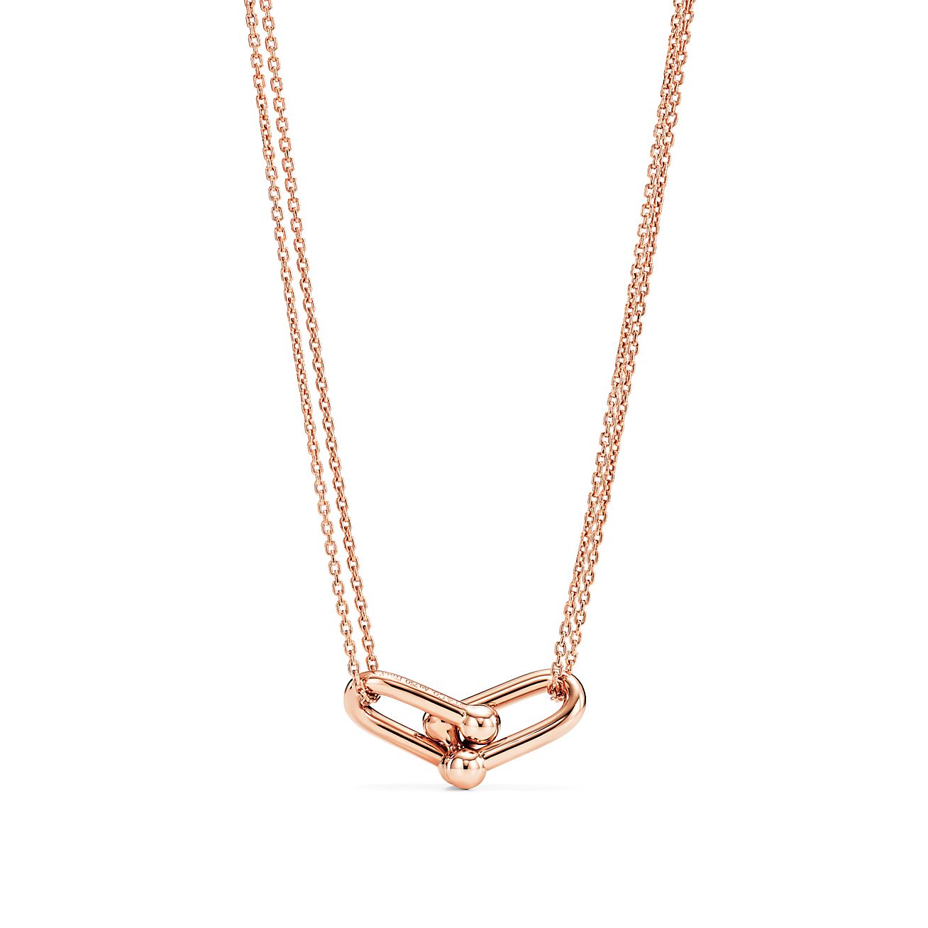 18K Tiffany HardWear Double Link Necklace