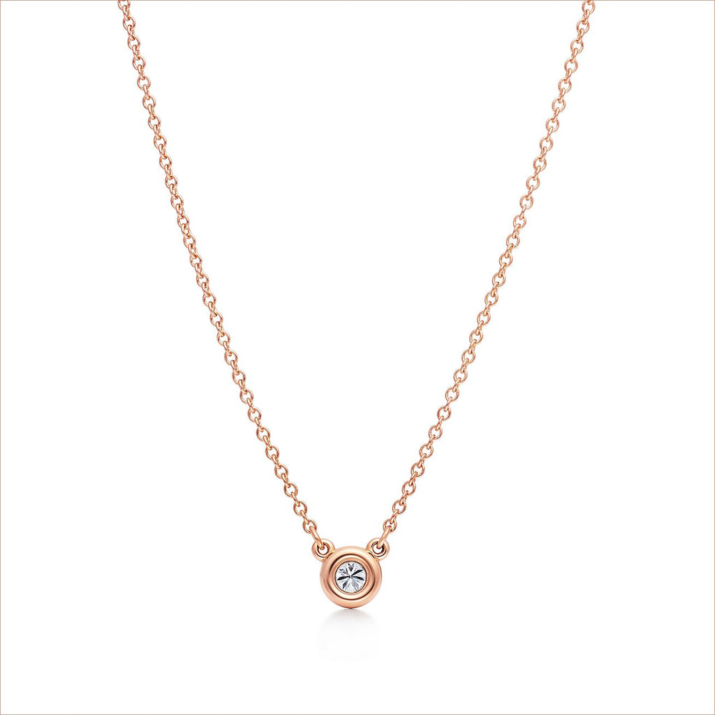 18K Tiffany Elsa Peretti Diamonds Necklace
