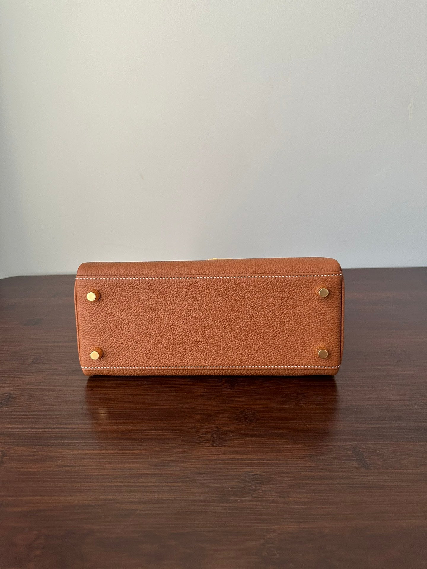 HERMES KELLY 25CM GOLD TOGO GOLD HARDWARE