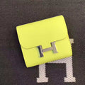HERMES Constance 13 Lime Epsom Shw
