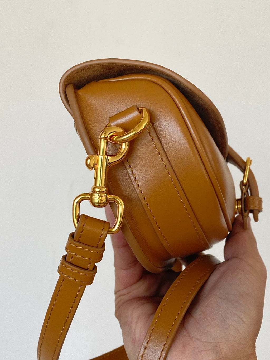 DIOR BOBBY EAST-WEST 22 BAG IN CHOCOLATE BROWN CALFSKIN