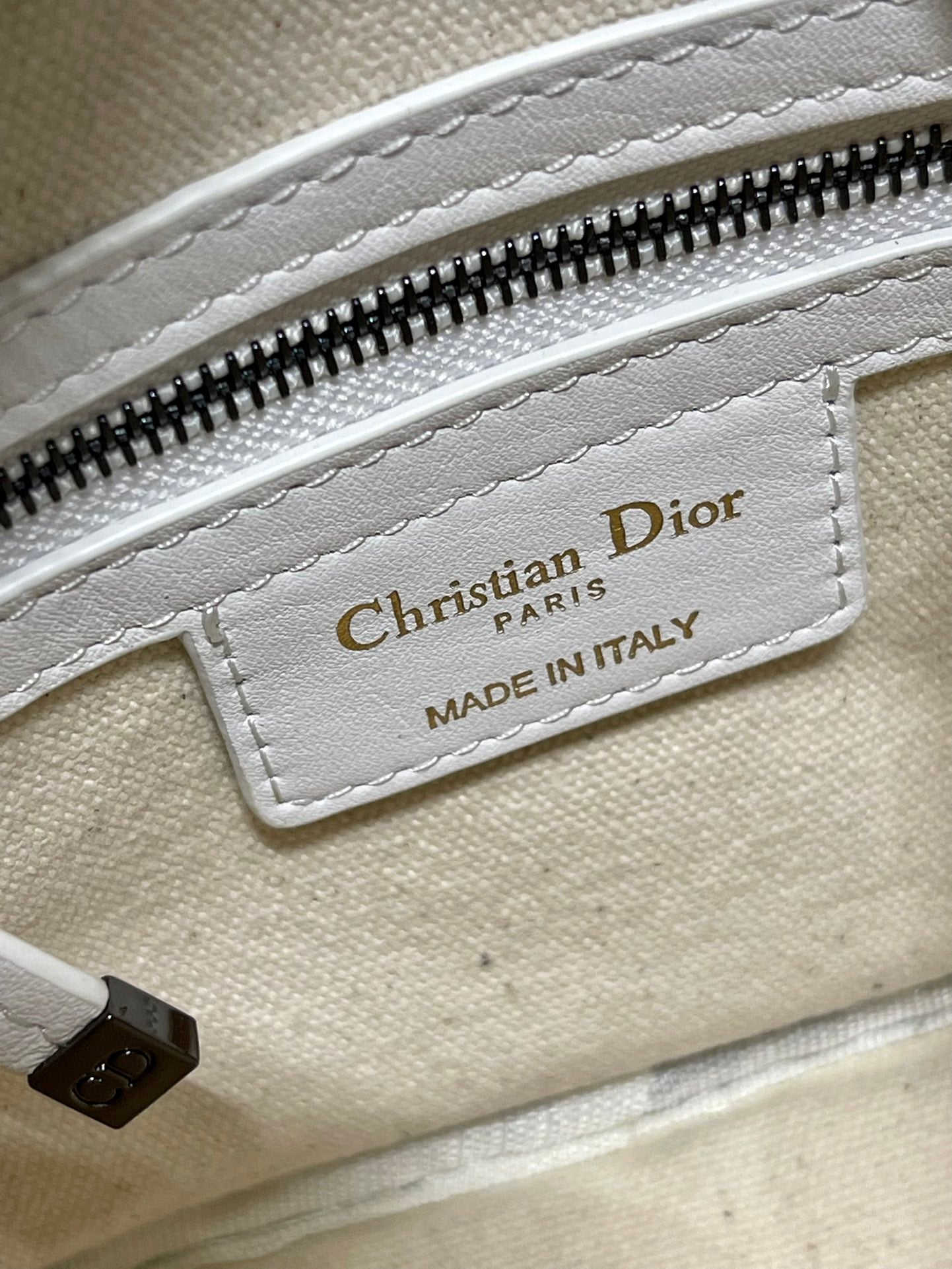 DIOR VIBE HOBO 22 BAG IN WHITE CALFSKIN