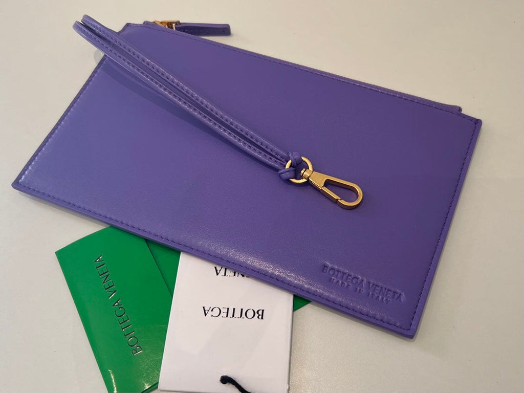 BOTTEGA VENETA LARGE CABAT 51 IN MAUVE PURPLE LAMBSKIN