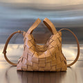 BOTTEGA VENETA MEDIUM 28 CASSETTE PEANUT BROWN LAMBSKIN