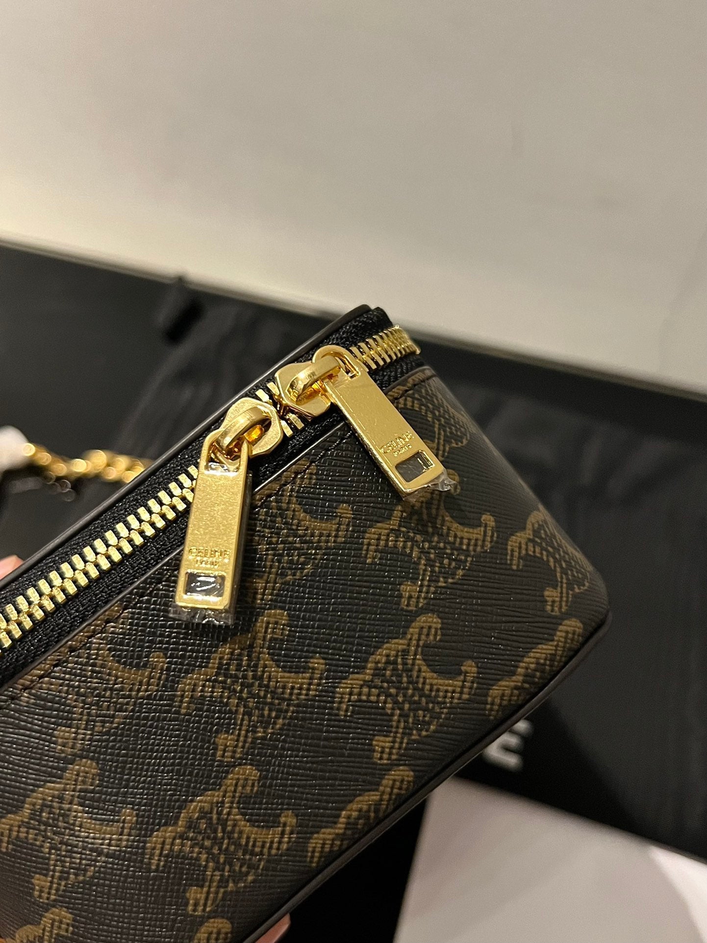CELINE BOX TRIPHOME 16 PRINTED CALSKIN