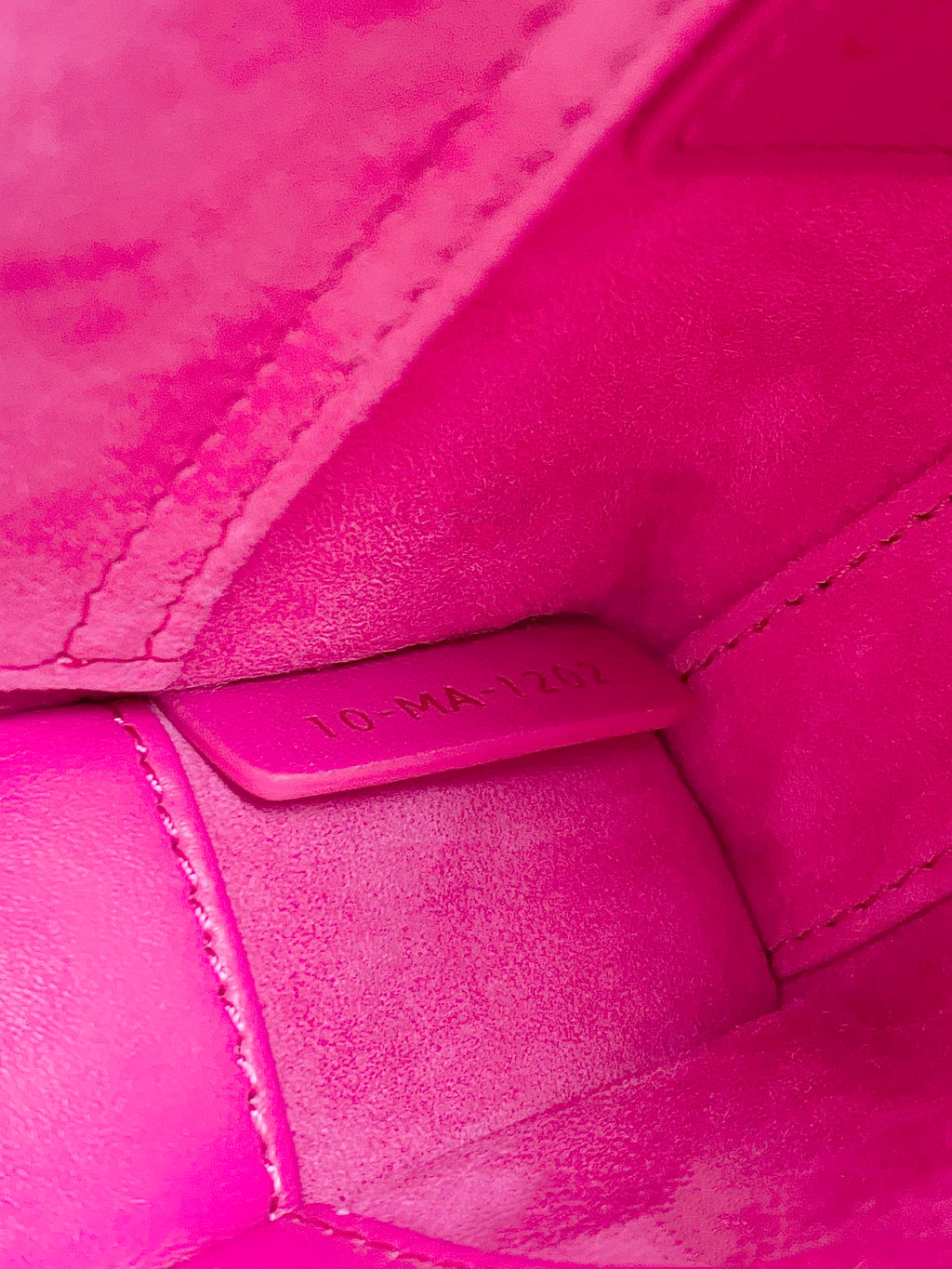 DIOR MINI D-JOY BAG 17 IN HOT PINK LAMBSKIN