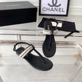CHANEL SLINGBACKS black LAMBS