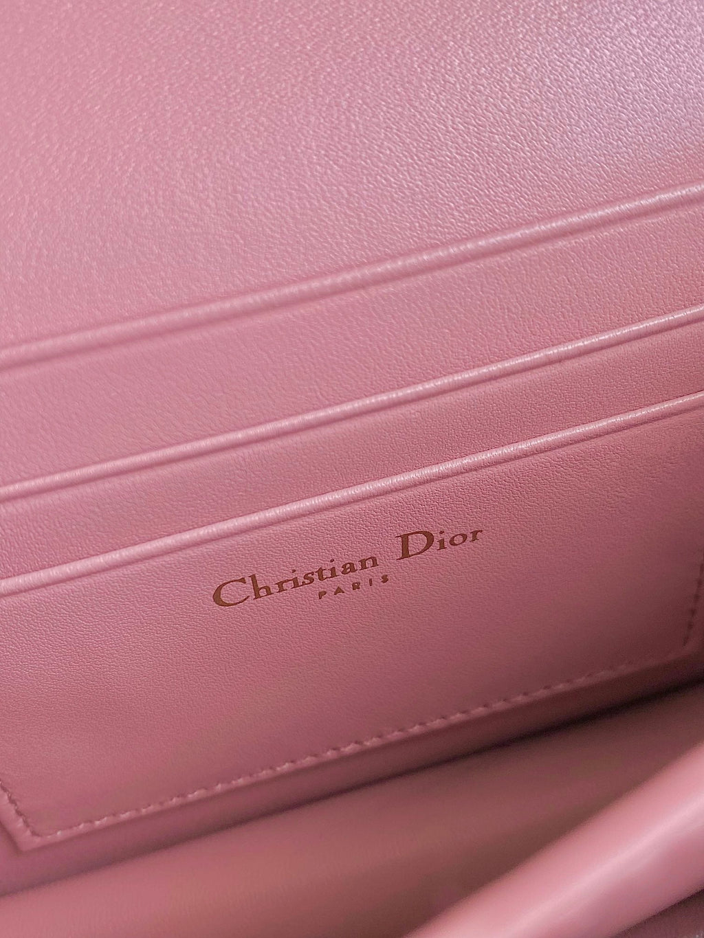 DIOR MISS CARO 17 CHAIN BAG IN HOT PINK LAMBSKIN