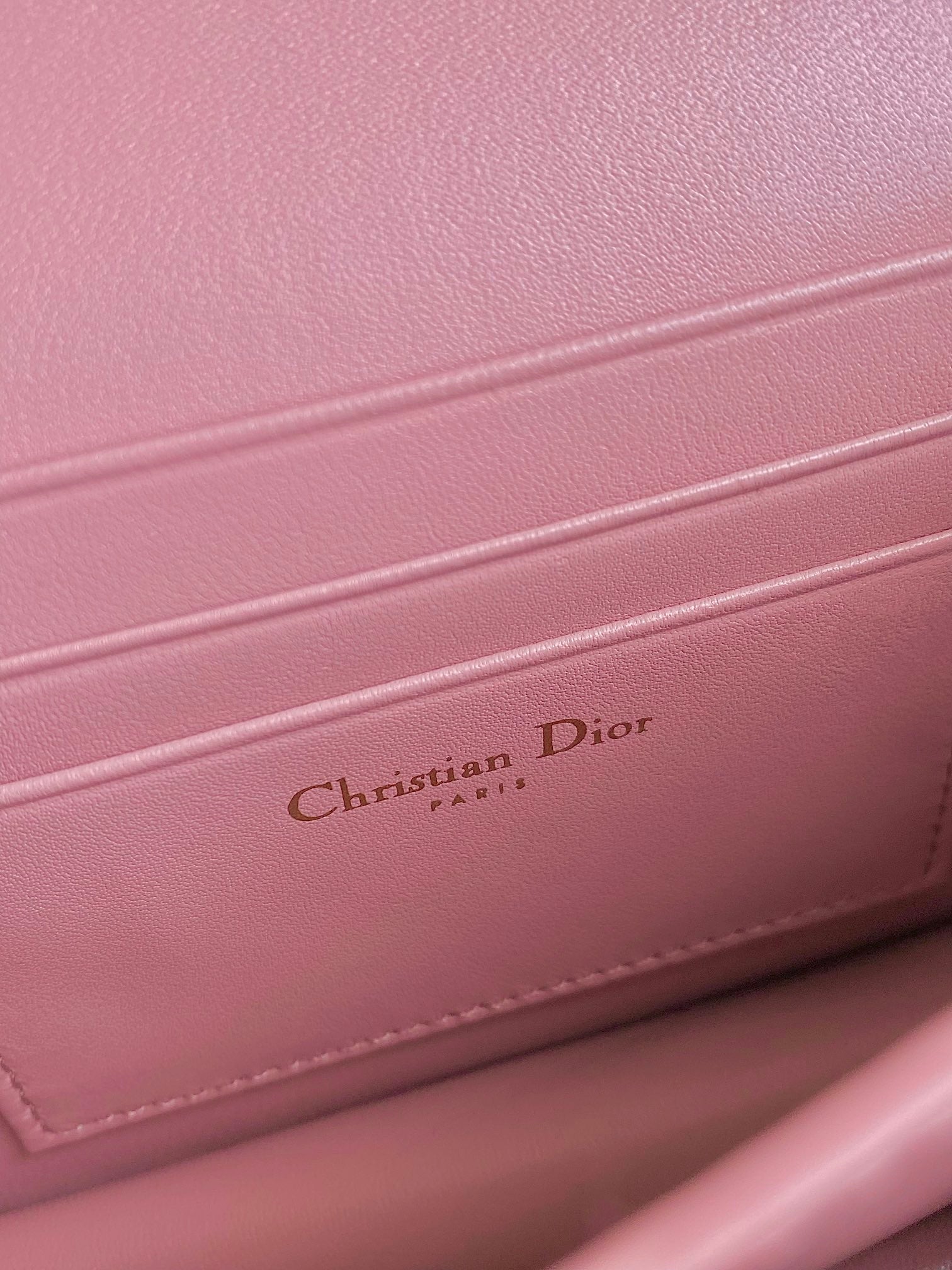 DIOR MISS CARO 17 CHAIN BAG IN HOT PINK LAMBSKIN