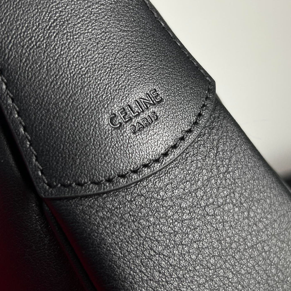 CELINE TRIOMPHE 31 CALFSKIN BLACK