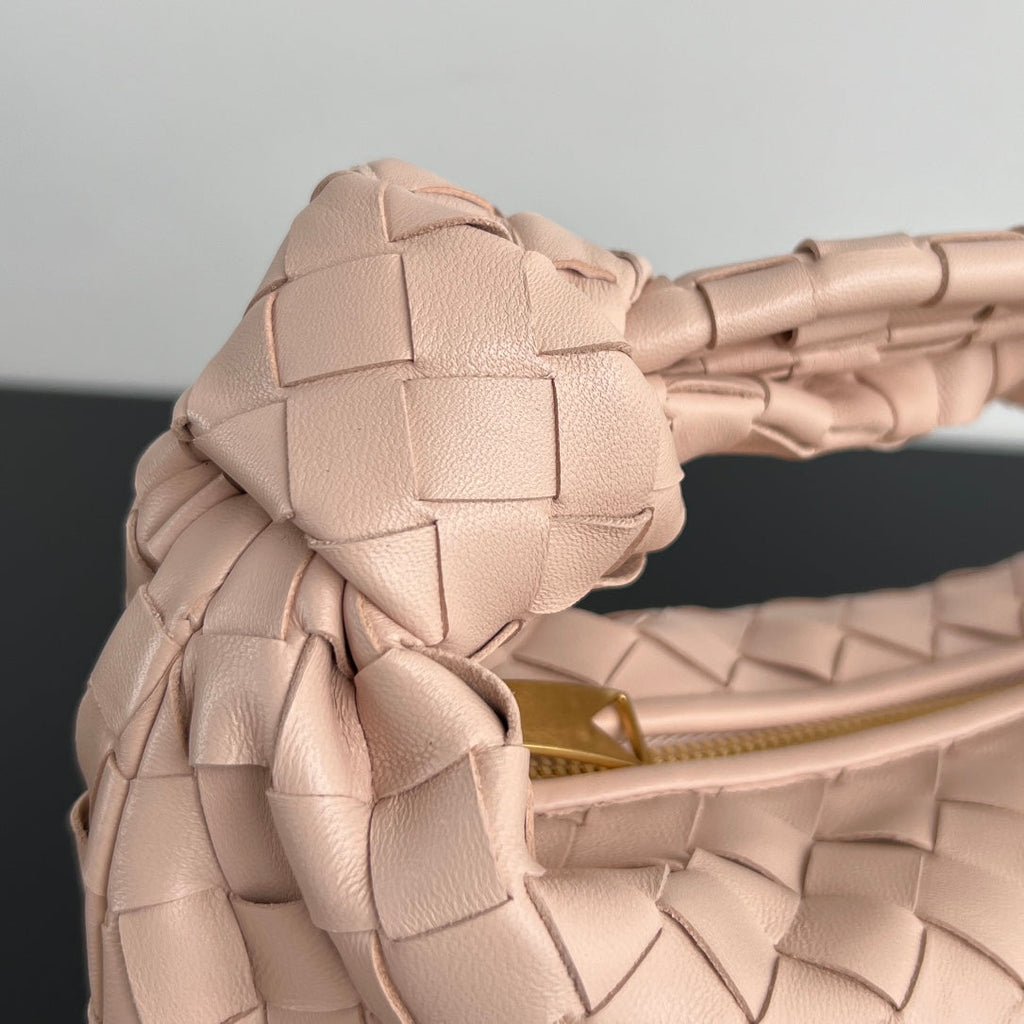 BOTTEGA VENETA MINI JODIE 28CM IN LIGHT PINK LAMBSKIN