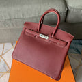 HERMES BIRKIN 30CM JAM CALFSKIN SILVER HARDWARE