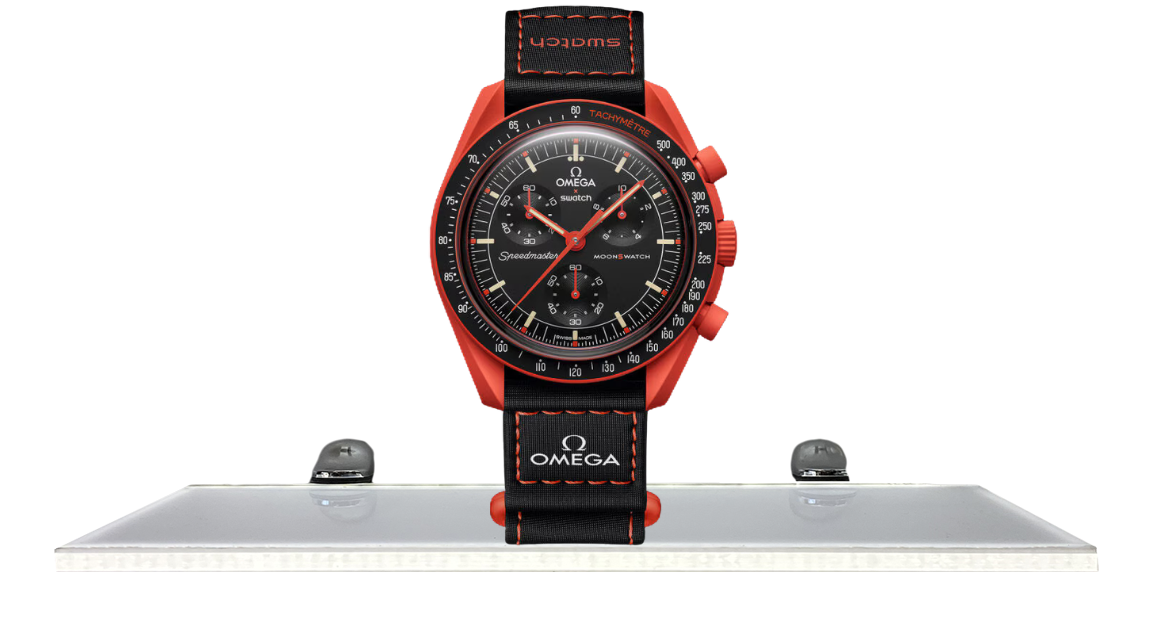 Swatch x Omega Bioceramic Moonswatch Mission on Earth - Lava