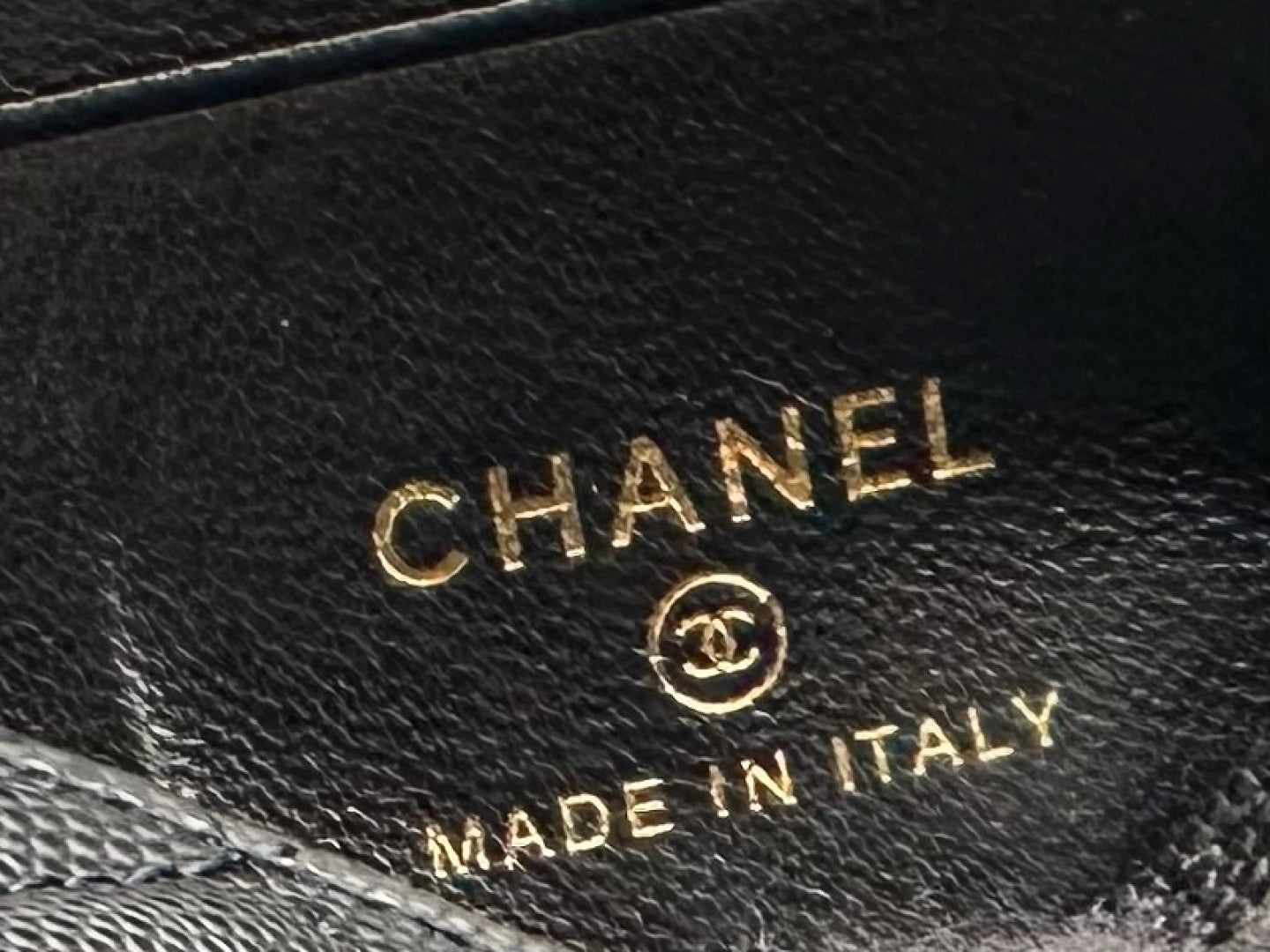 CHANEL 25S KELLY 14.5 CM IN BLACK LAMBSKIN