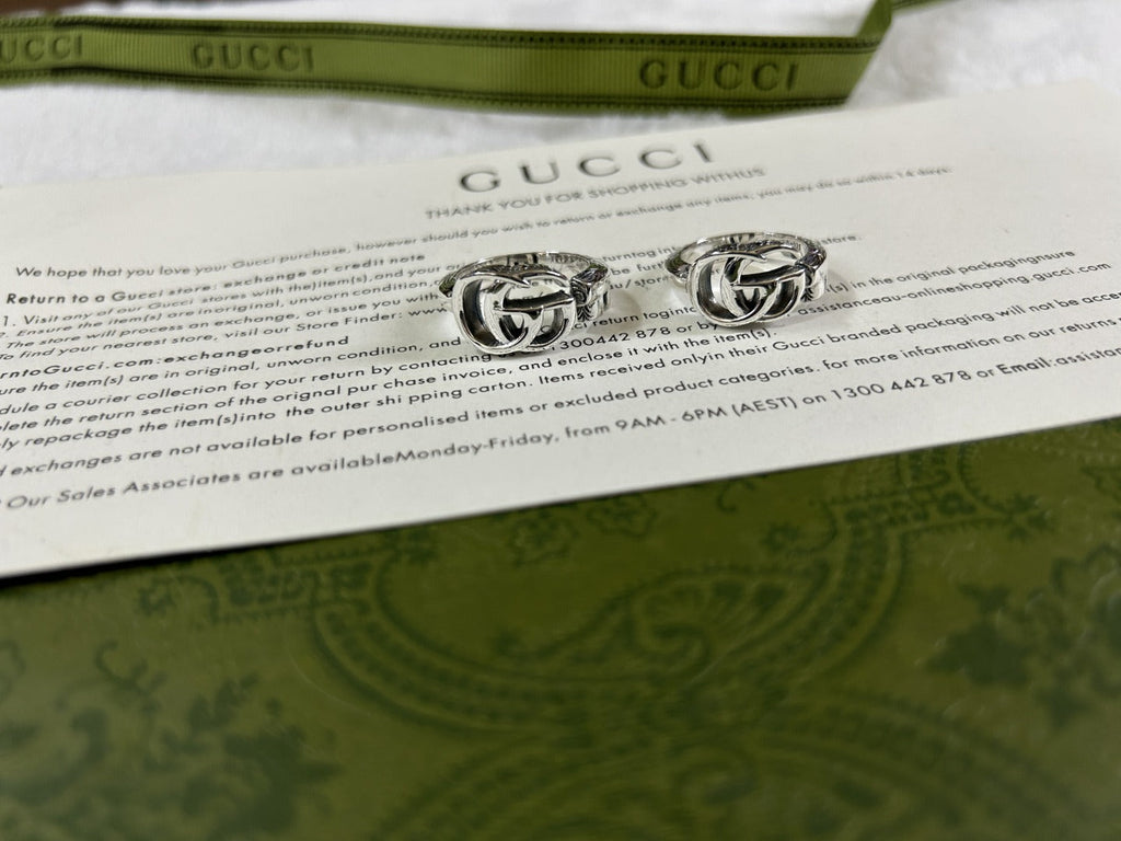 Double Gucci Marmont Key Open Ring