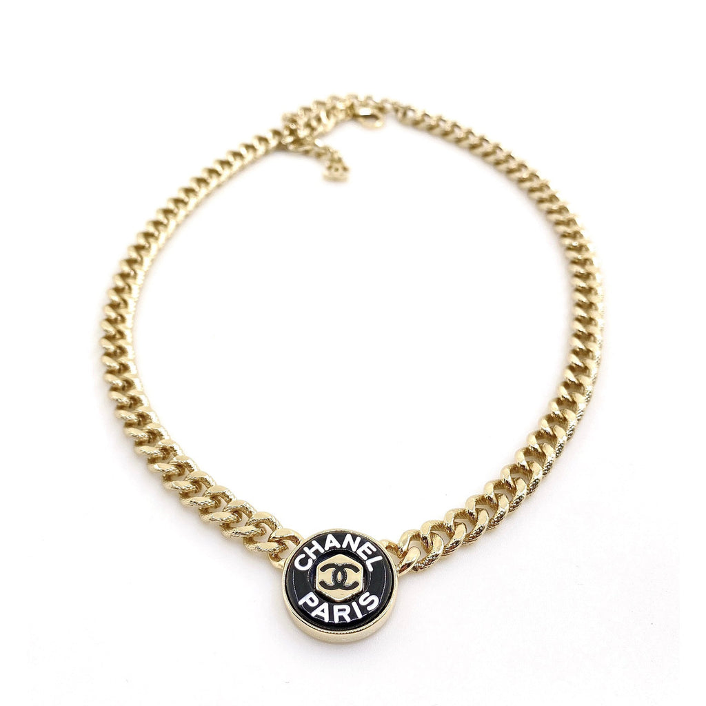 18K  Chanel Paris Choker Necklace