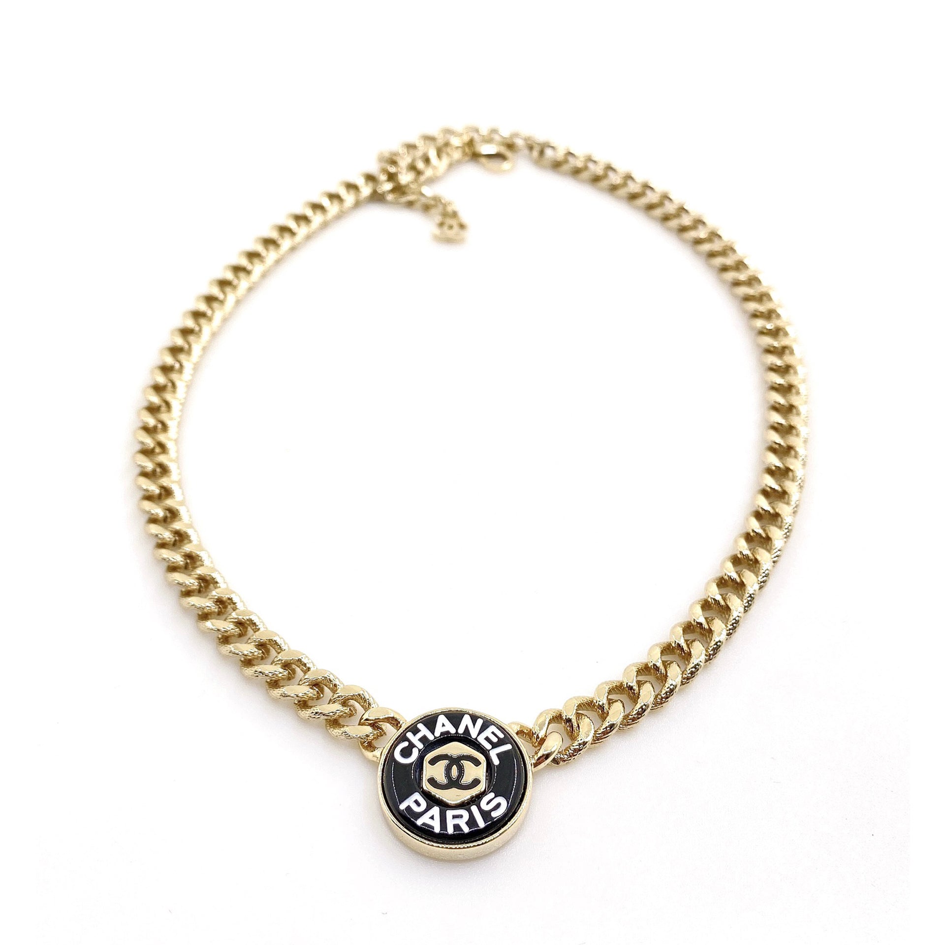 18K  Chanel Paris Choker Necklace