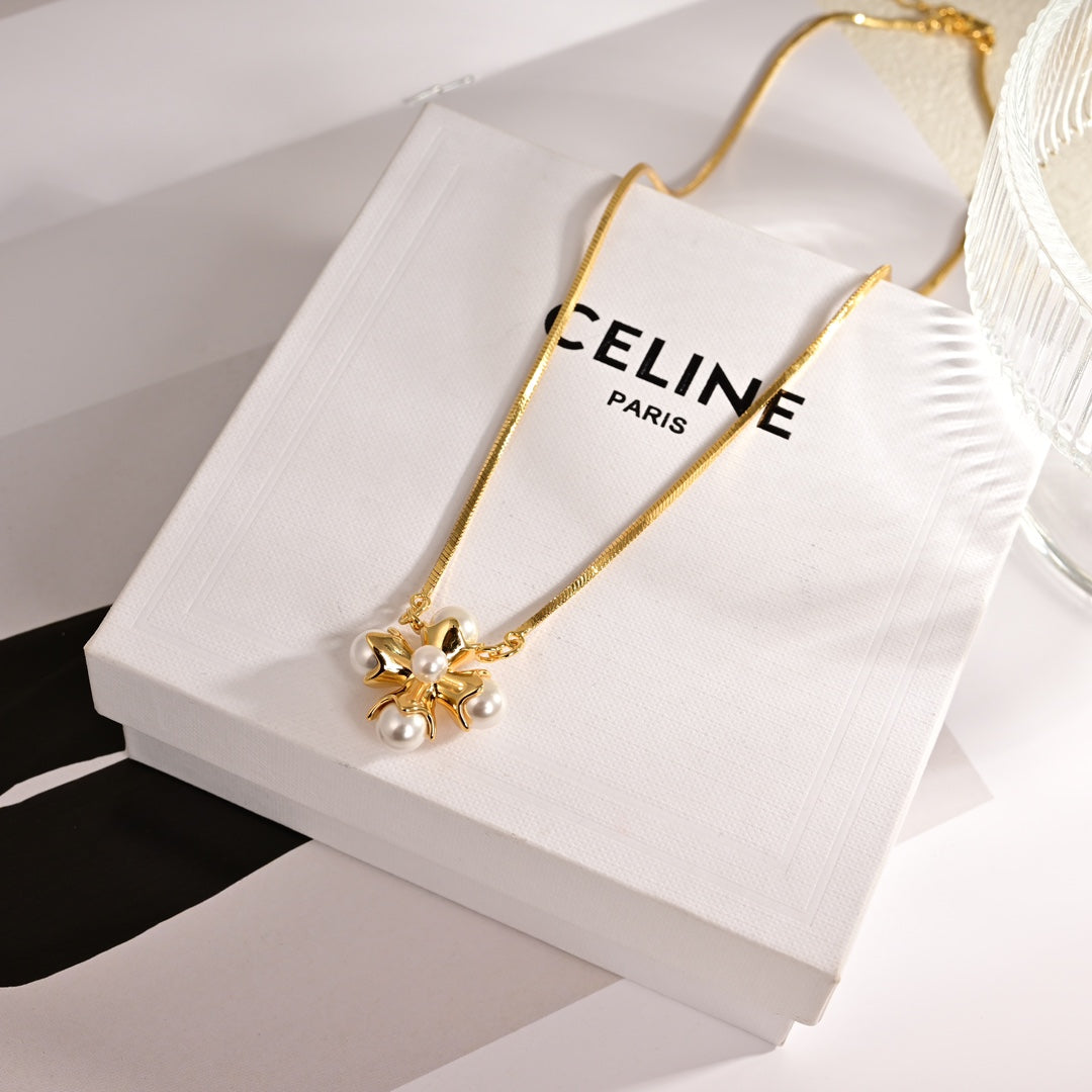 18K Celine Celine Pearl Necklace