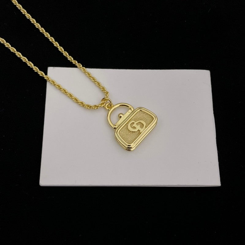 18K Dior Vintage Bag Necklace