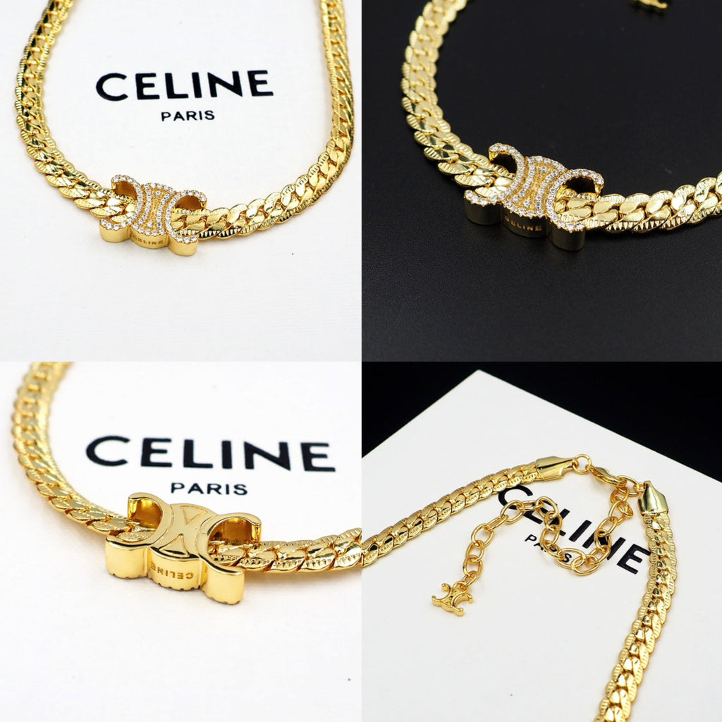 18K Celine Diamonds Necklace