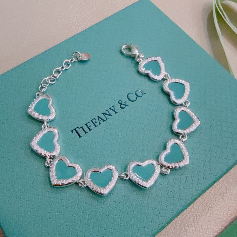 18K Return to Tiffany Blue Heart Tag Bracelet