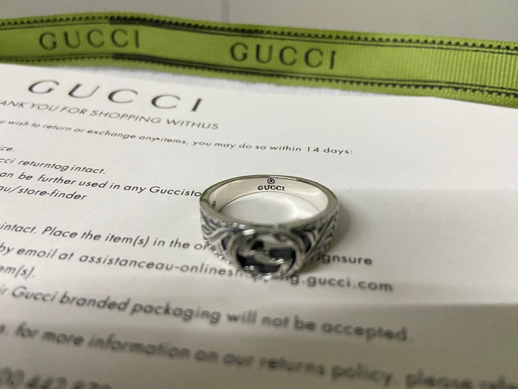 Double Gucci Interlocking Gucci Ring