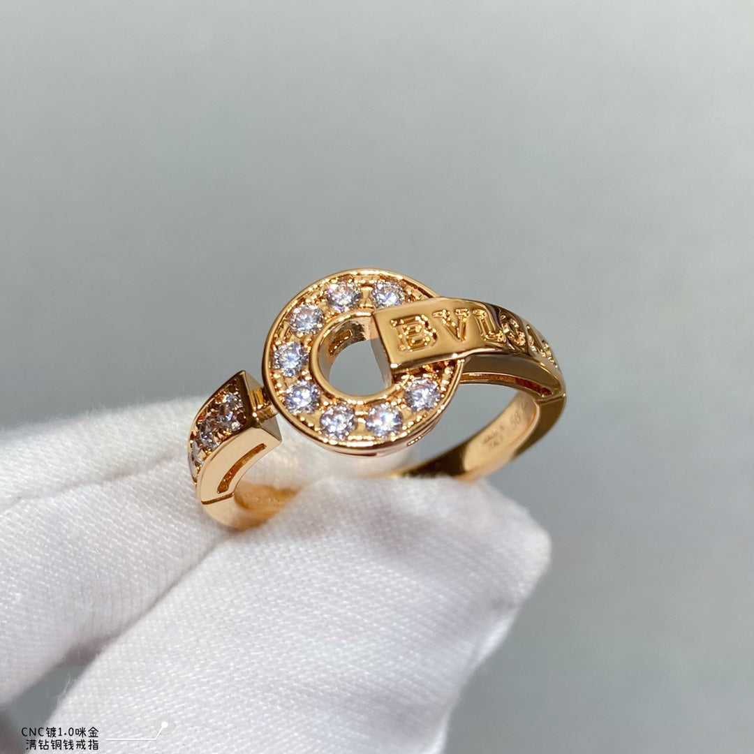 18K BVLGARI Diamond Ring