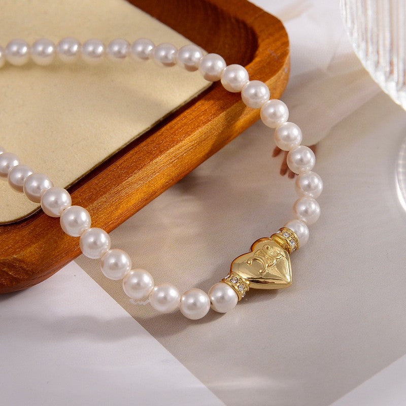 18K Celine Pearls Necklace