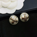 18K  Chanel Pearl Earrings