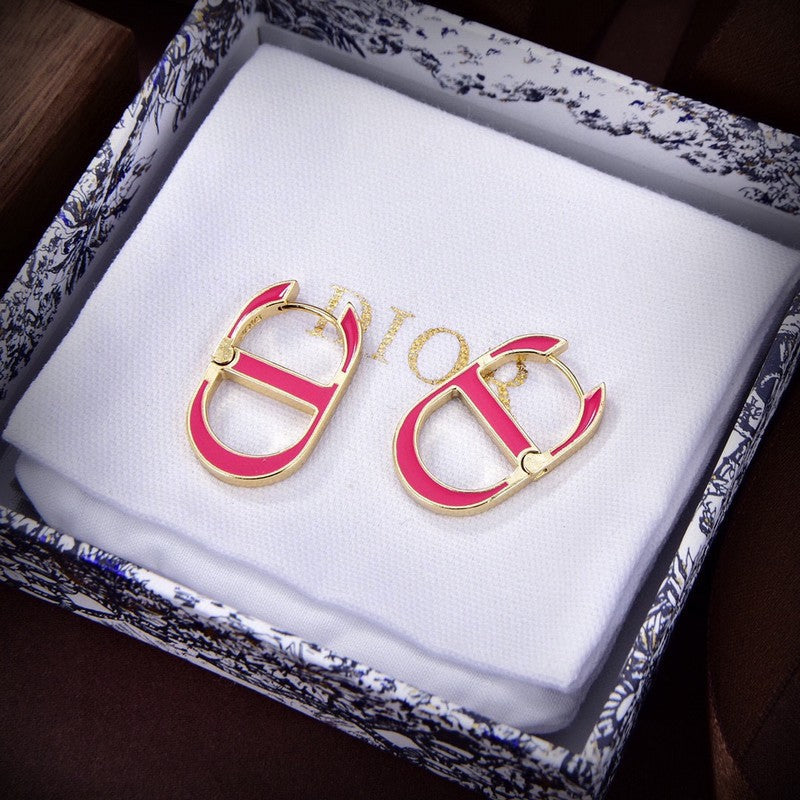 18K Dior 30 Montaigne Pink Earring