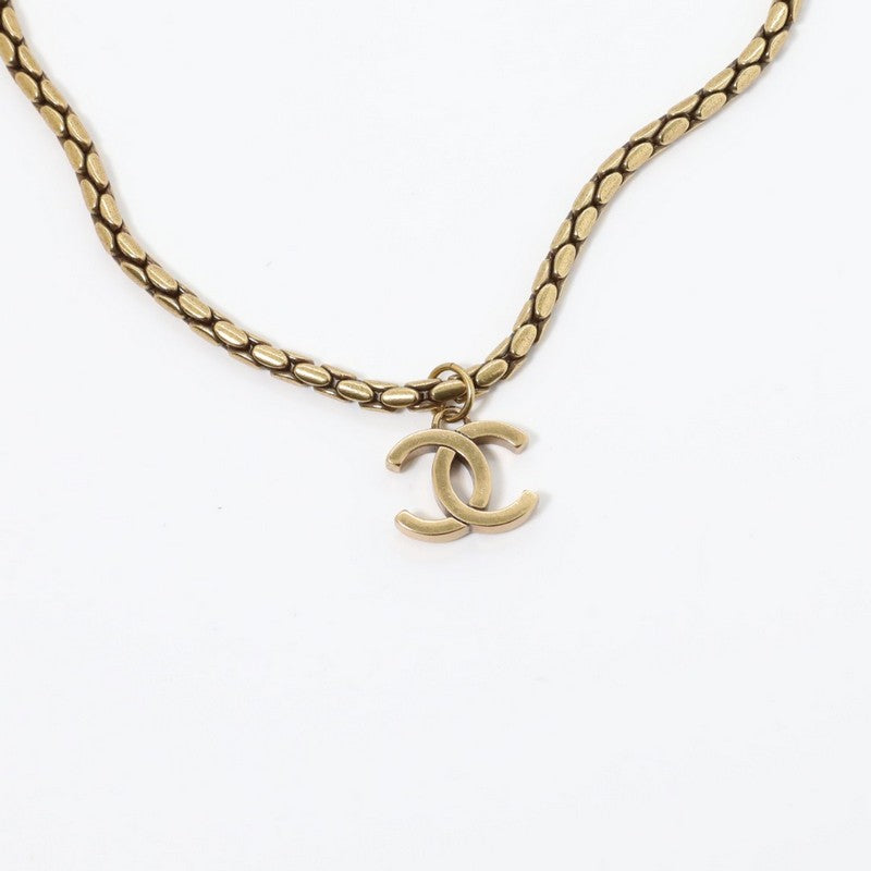 18K  Chanel Vintage Gold Choker Necklace