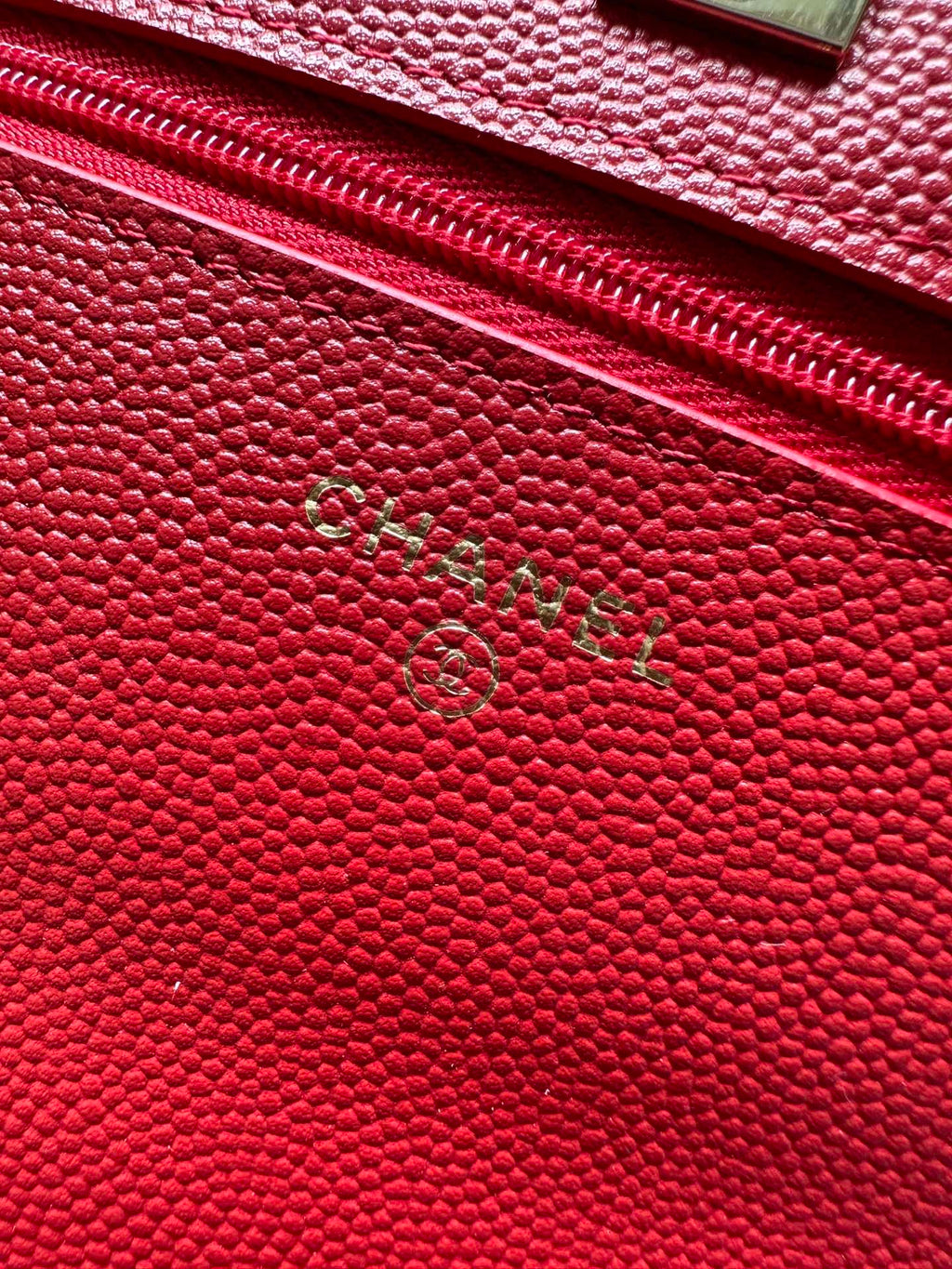 CHANEL 25S MINI FLAP BAG 19 IN RED CAVIAR LEATHER
