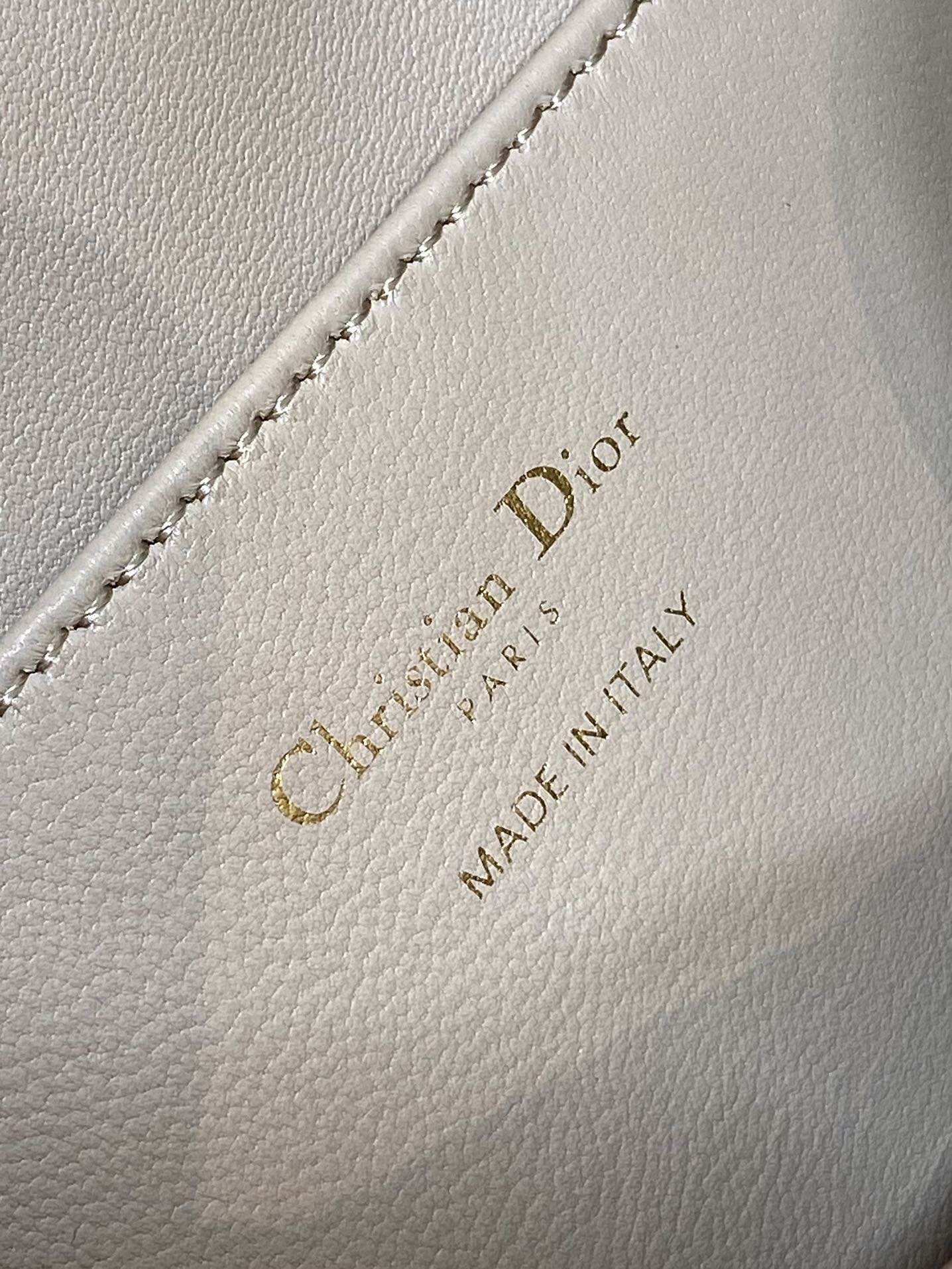DIOR SMALL 20 CARO BACKPACK IN ALMOND BEIGE MACROCANNAGE LAMBSKIN