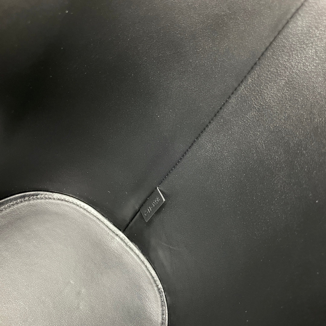 CELINE MEDIUM 28 LOUISE BAG IN BLACK SMOOTH CALFSKIN