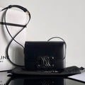 CELINE CLASSIQUE TRIOMPHE 22 BLACK SMOOTH CALFSKIN