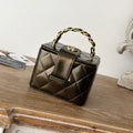 CHANEL MINI VINTAGE COSMETIC BAG 11 IN MIKADO SHINY CALFSKIN GOLD HARDWARE