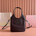 IVY SMALL TOTE BAG 24 IN BRIARWOOD BROWN CALFSKIN