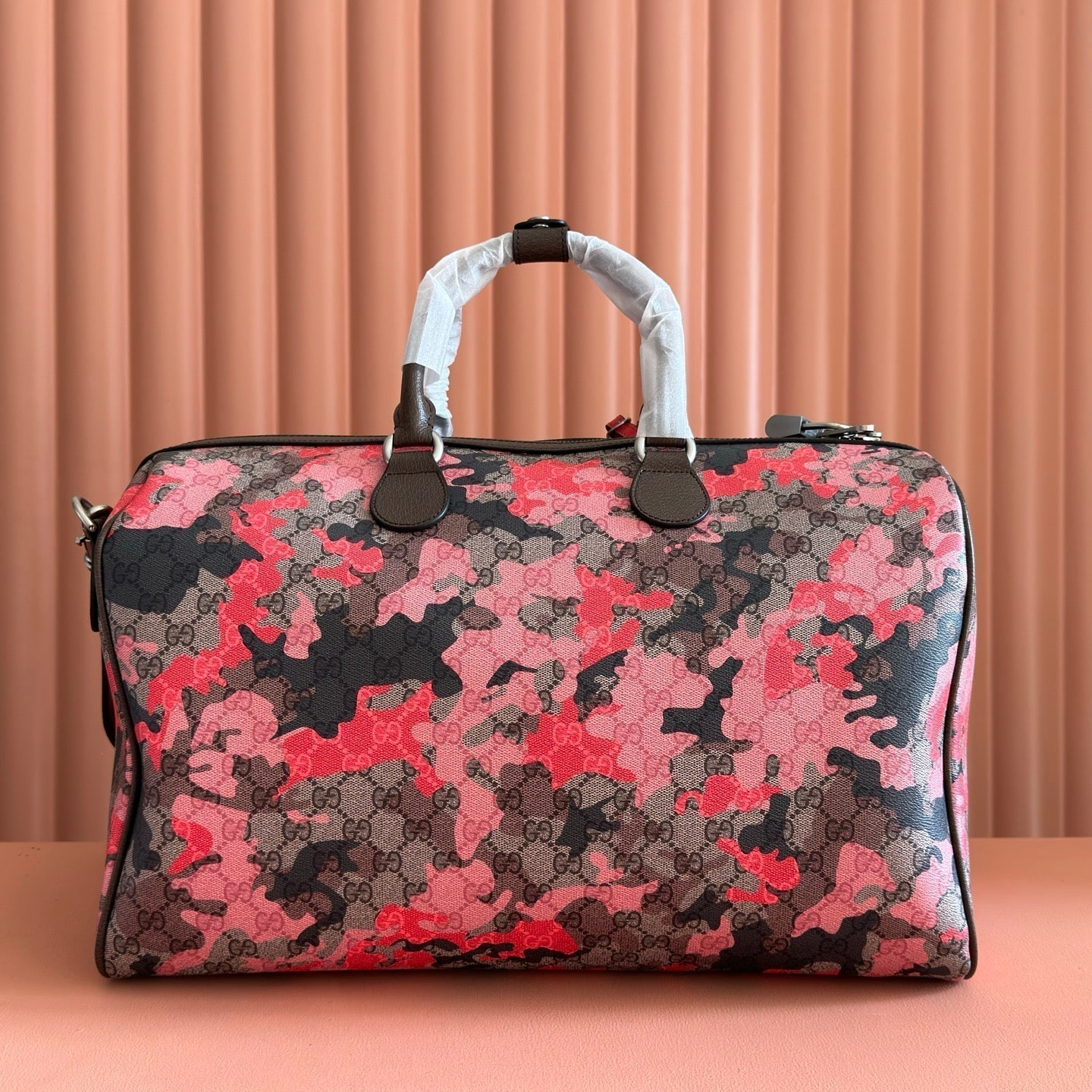 GUCCI 26S DUFFEL BAG 44 IN MULTICOLOR COATED CANVAS STYLE 3