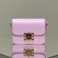 CELINE MINI CLAUDE 22 SHINY CALFSKIN LIGHT PINK